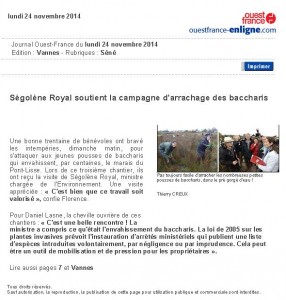 Ségolène Royal soutien la campagne d'arrachage des bacchararis-1 (3)